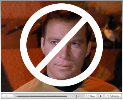 Star Trek: To Boldly Not Allow Embedding