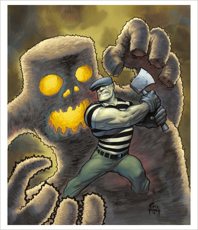 The Goon #29 - cover art by Dave Stewart