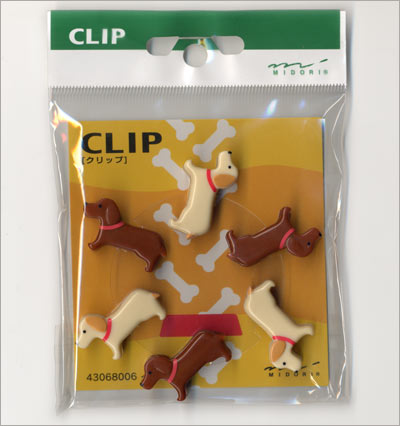 Dog Paper Clips by Midori