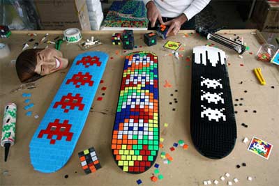 Space Invader Skateboards