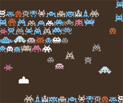 Space Invaders Wrapping Paper