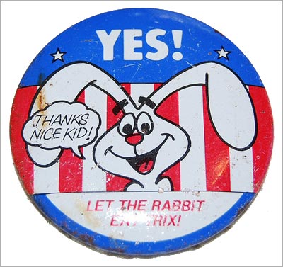 Trix Rabbit Button