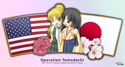 USA and Japan moe characters
