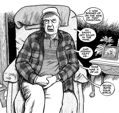 Joe Sacco on the Story of Rudy, a West Virginia Miner
